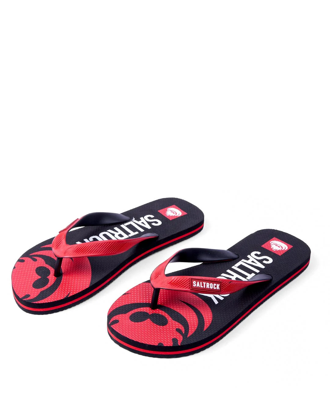 Corp Flame - Mens Flip Flops - Black/Red - Image 4