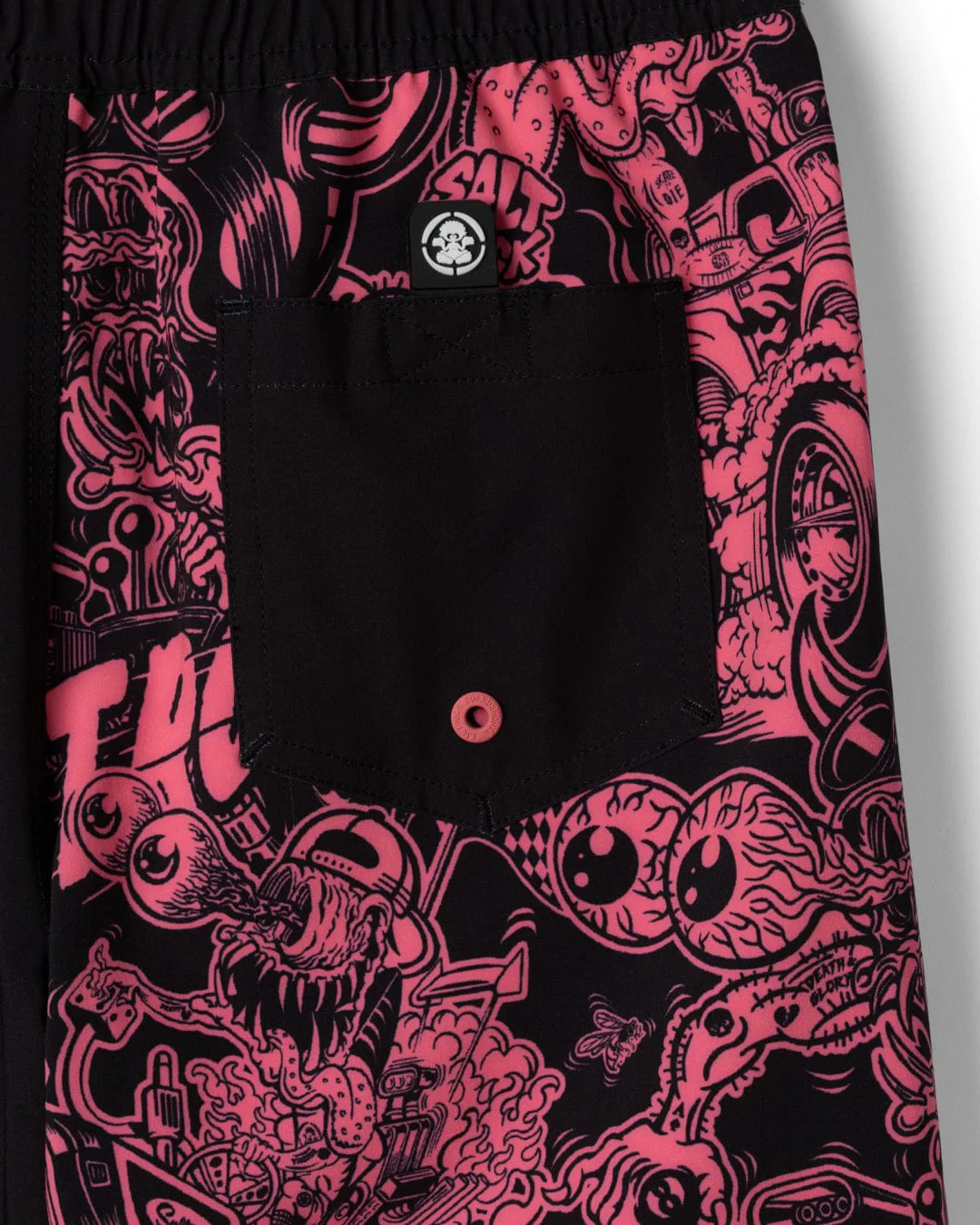Creep Club Boardshort - Swim Short - Black - Image 5