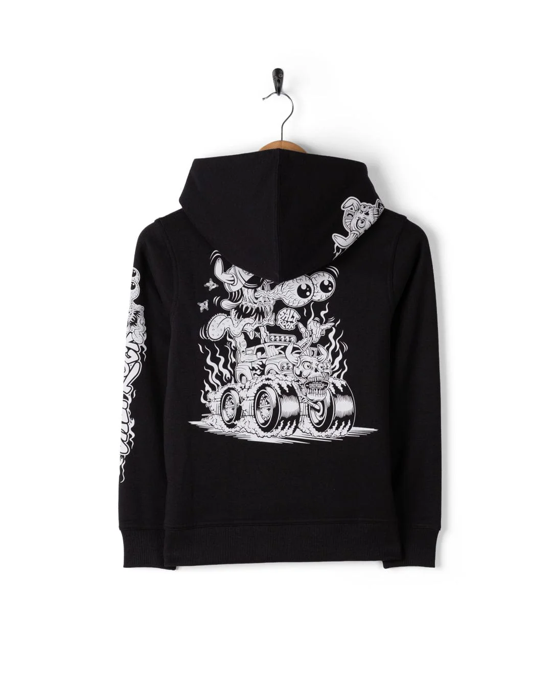 Creeper Cruise Control - Kids Pop Hoodie - Black