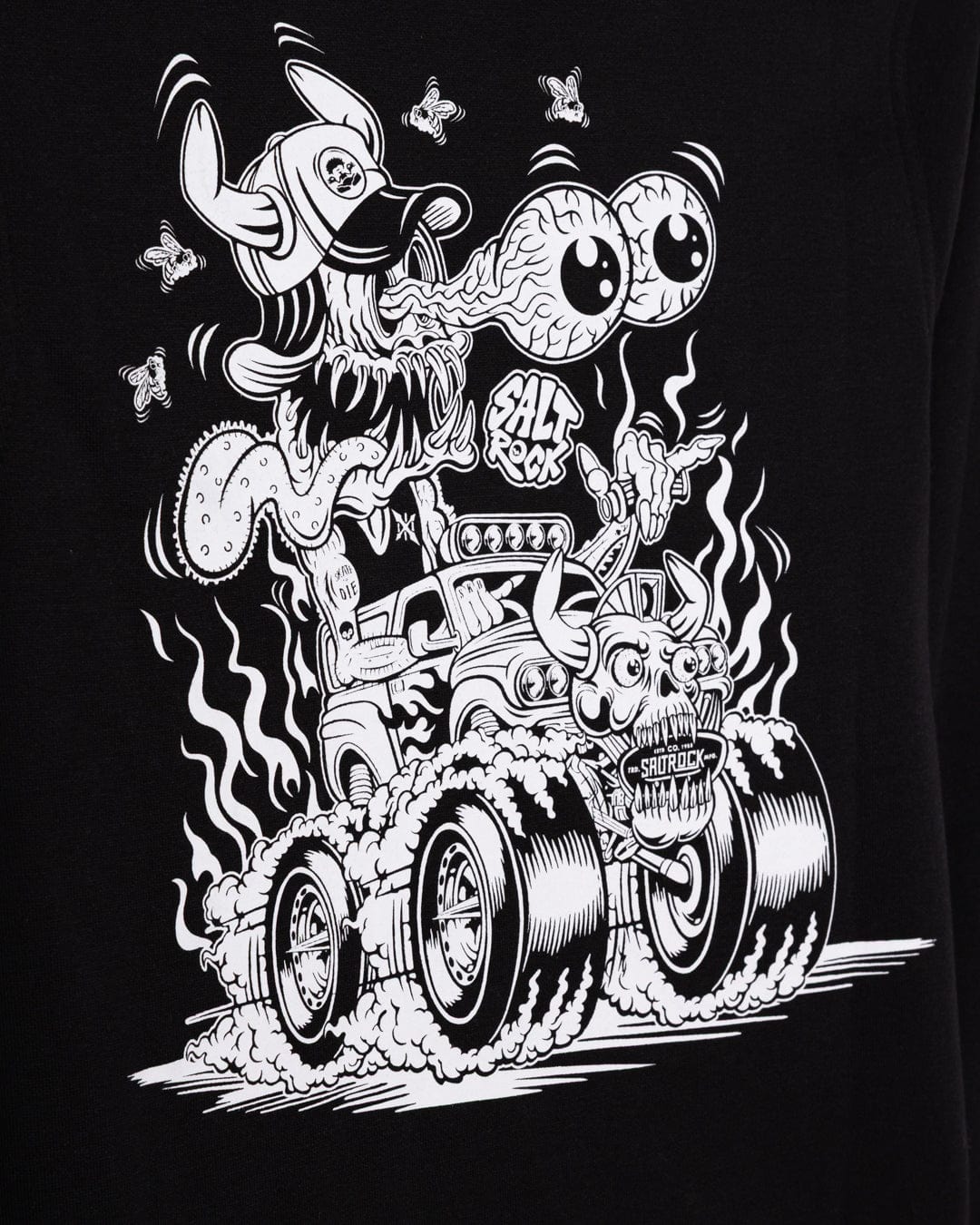 Creeper Cruise Control - Kids Pop Hoodie - Black - Image 2