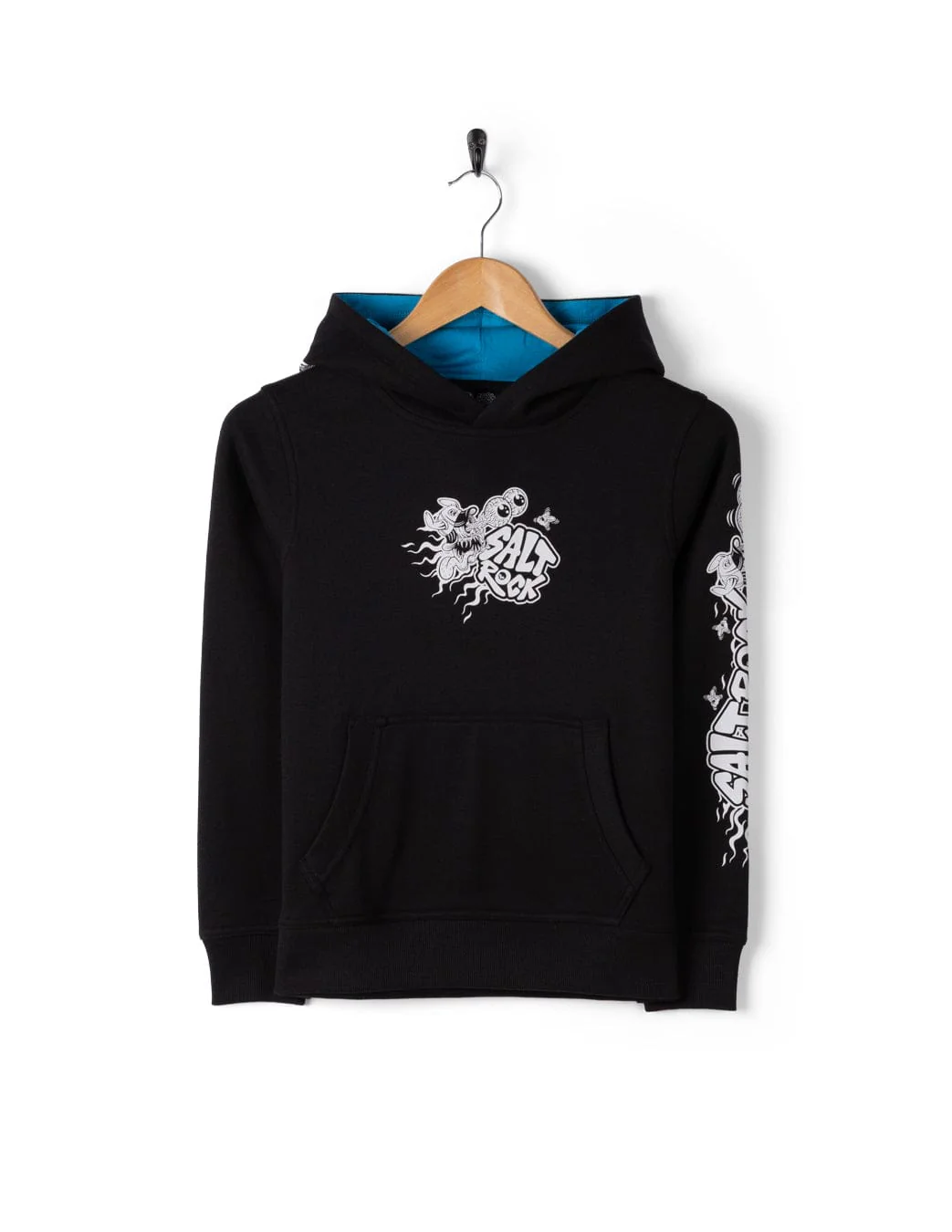 Creeper Cruise Control - Kids Pop Hoodie - Black - Image 3