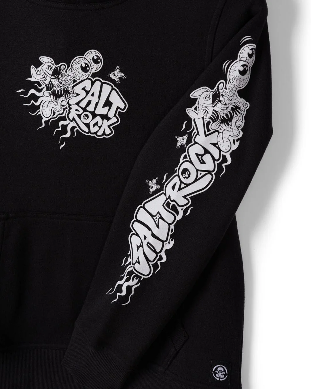 Creeper Cruise Control - Kids Pop Hoodie - Black - Image 6