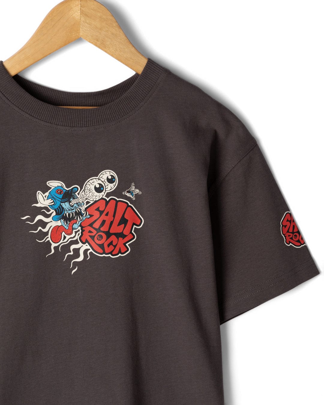 Creeper Cruise Control - Kids Oversized Short Sleeve T-Shirt - Black - Image 3