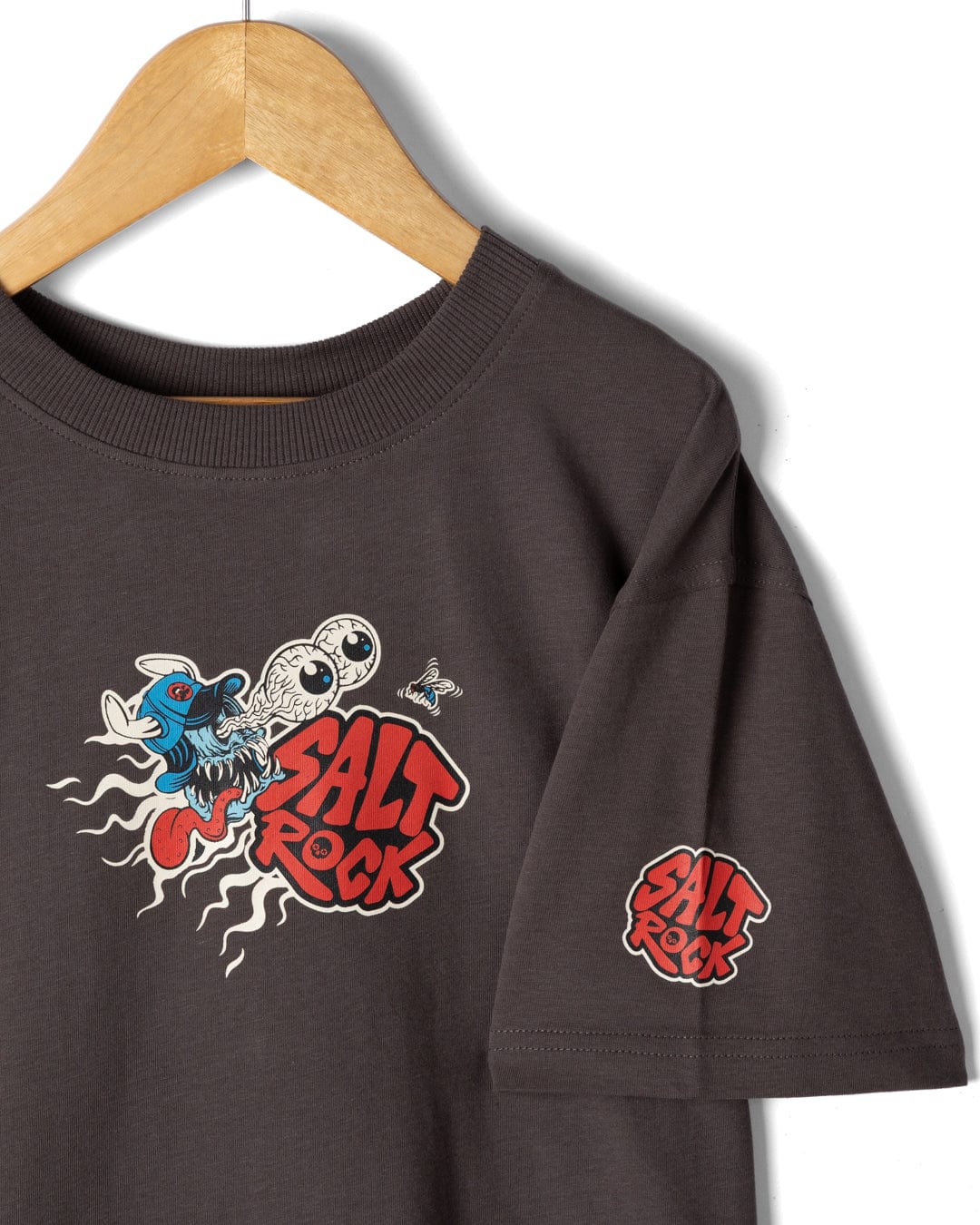 Creeper Cruise Control - Kids Oversized Short Sleeve T-Shirt - Black - Image 4