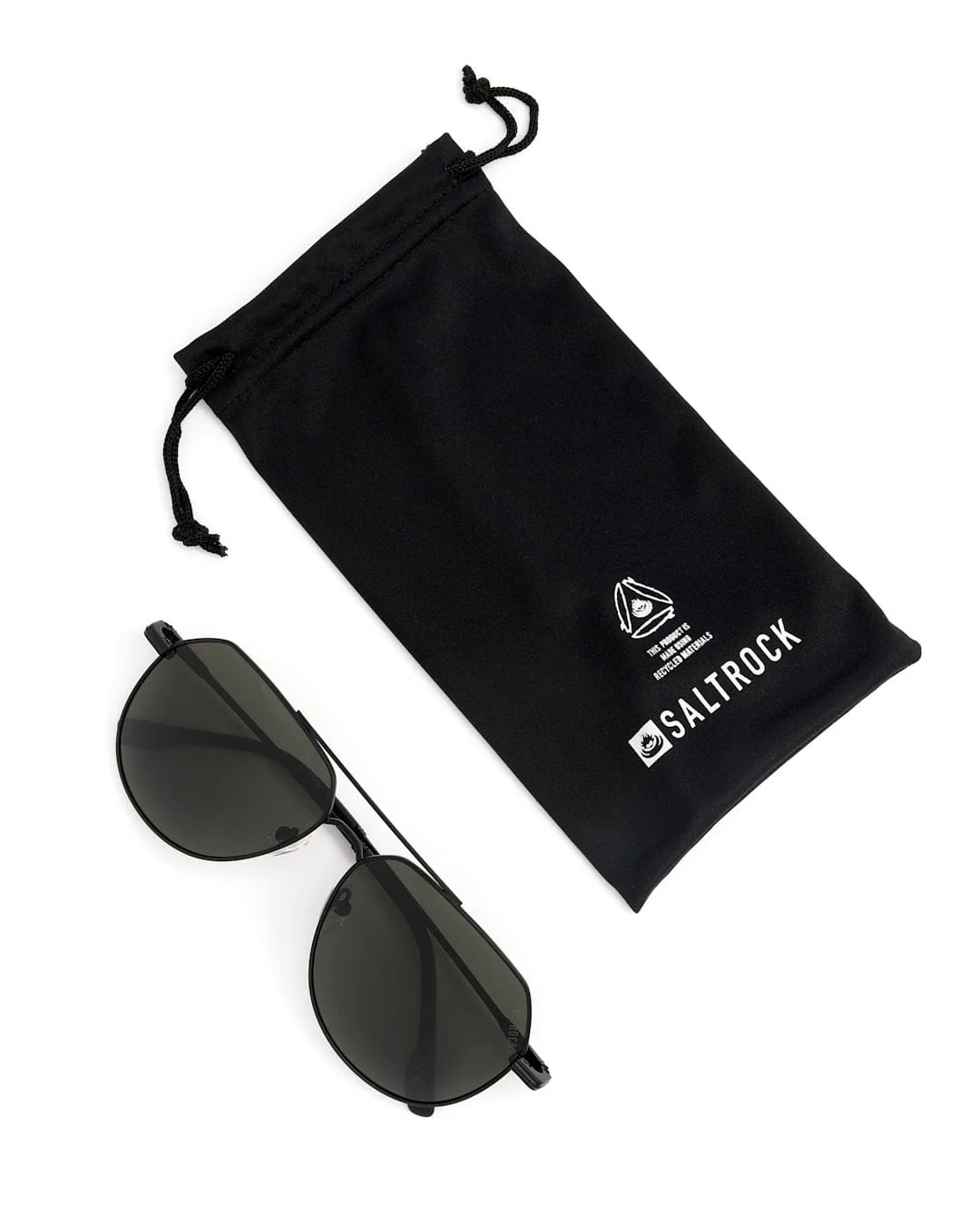 Cruiser - Aviator Polarised Sunglasses - Black - Image 2