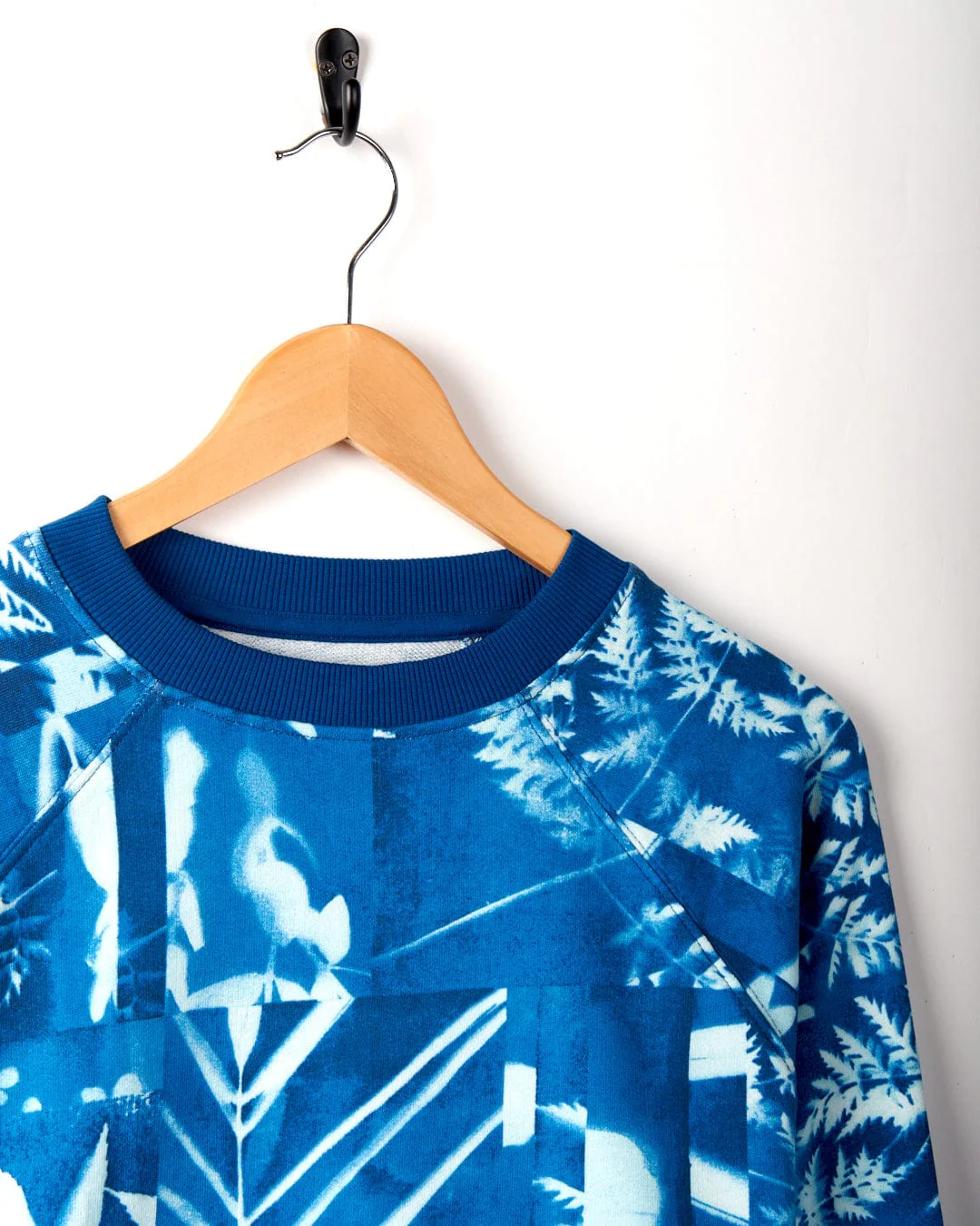 Cyanotype - Womens Recycled Boxy Sweat - Blue - Image 4