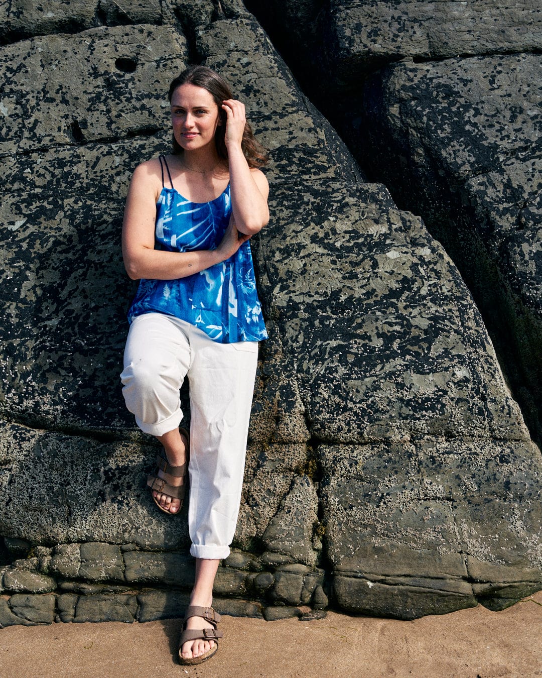 Cyanotype - Womens Cami - Blue - Image 5