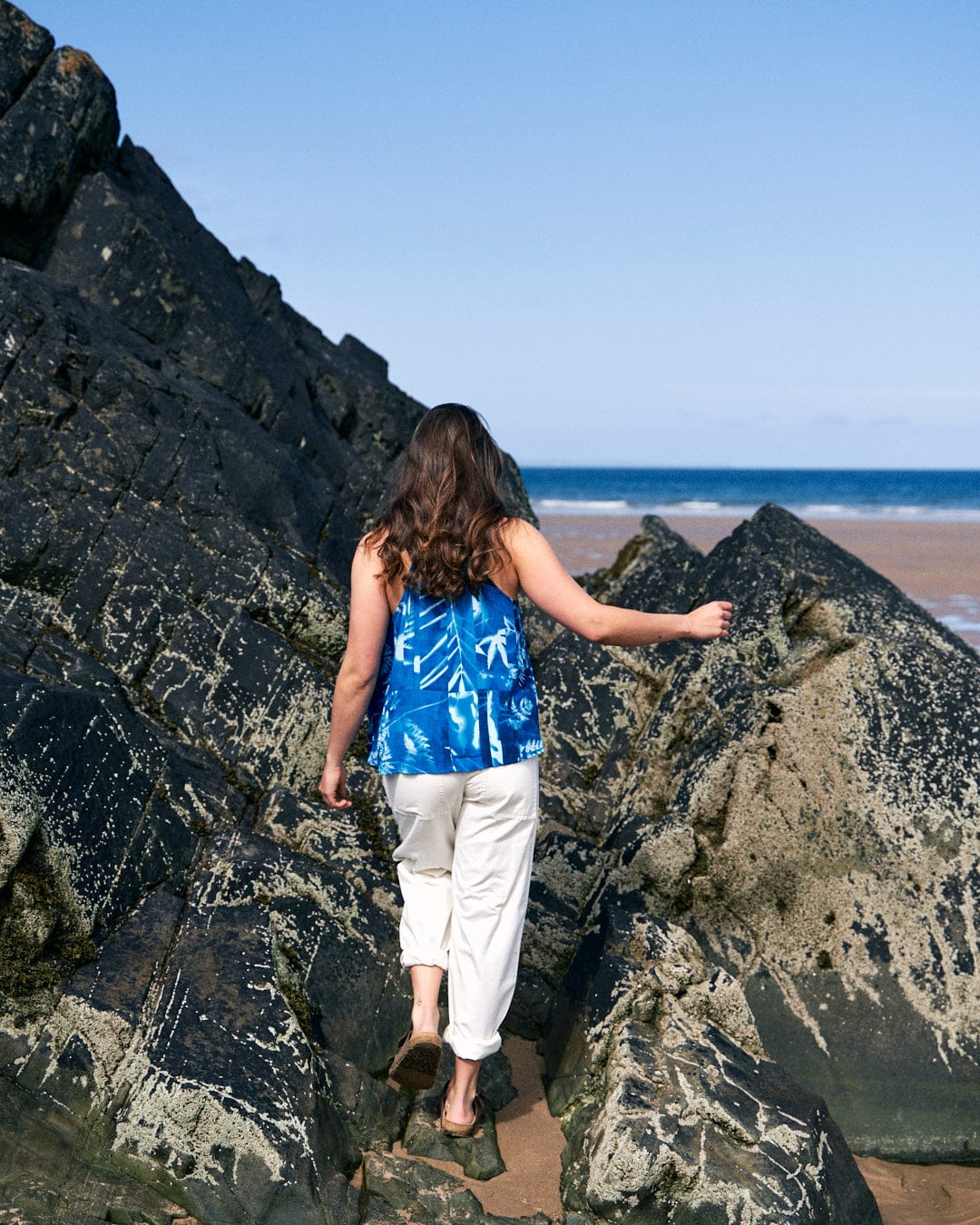 Cyanotype - Womens Cami - Blue - Image 7