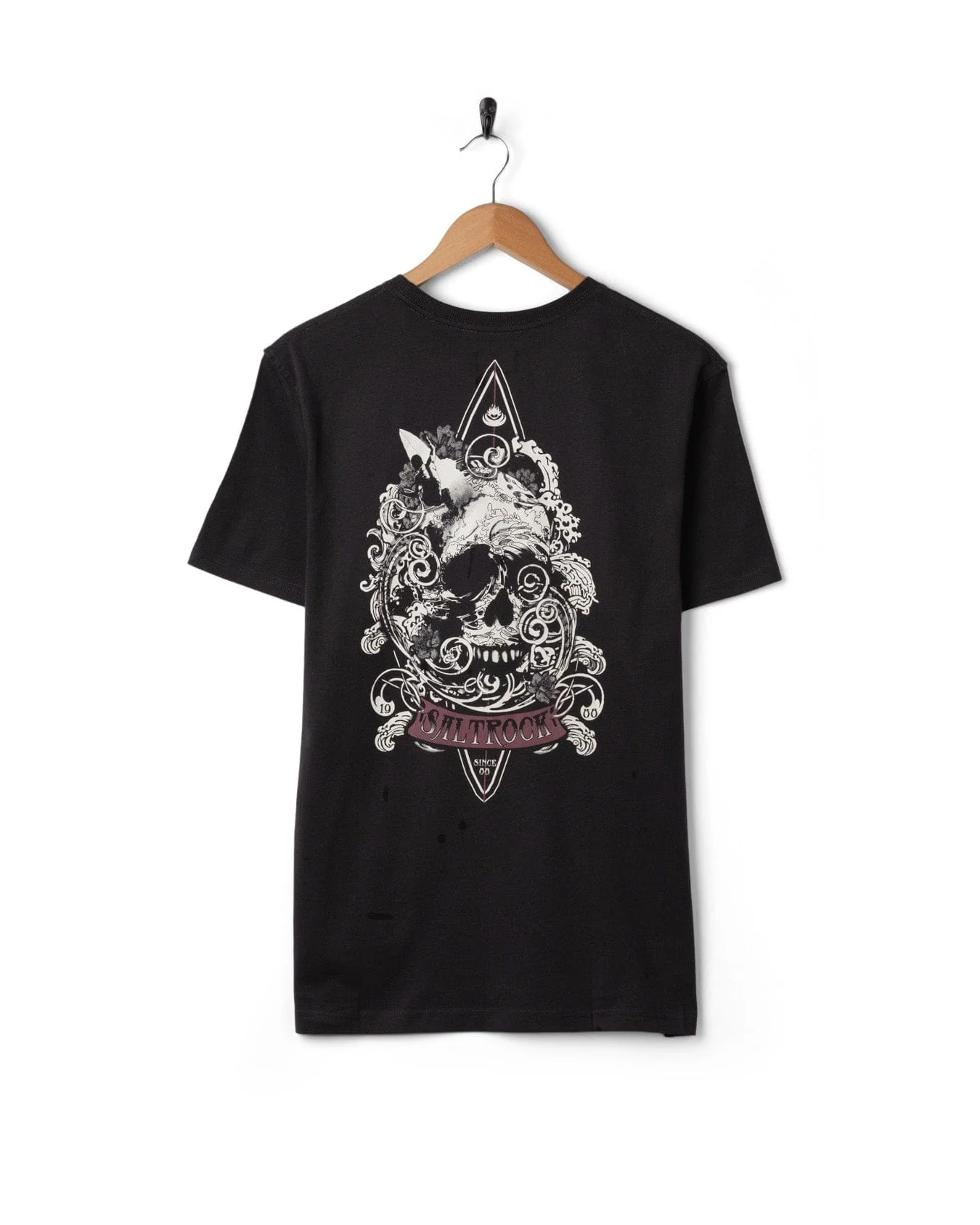 Dark Water  - Mens Short Sleeve T-Shirt - Dark Grey - Image 6