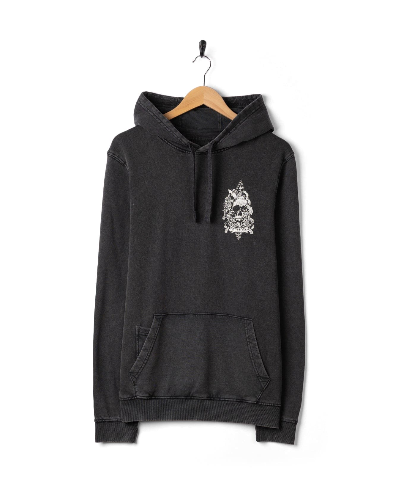 Dark Waters - Mens Pop Hoodie - Dark Grey - Image 6