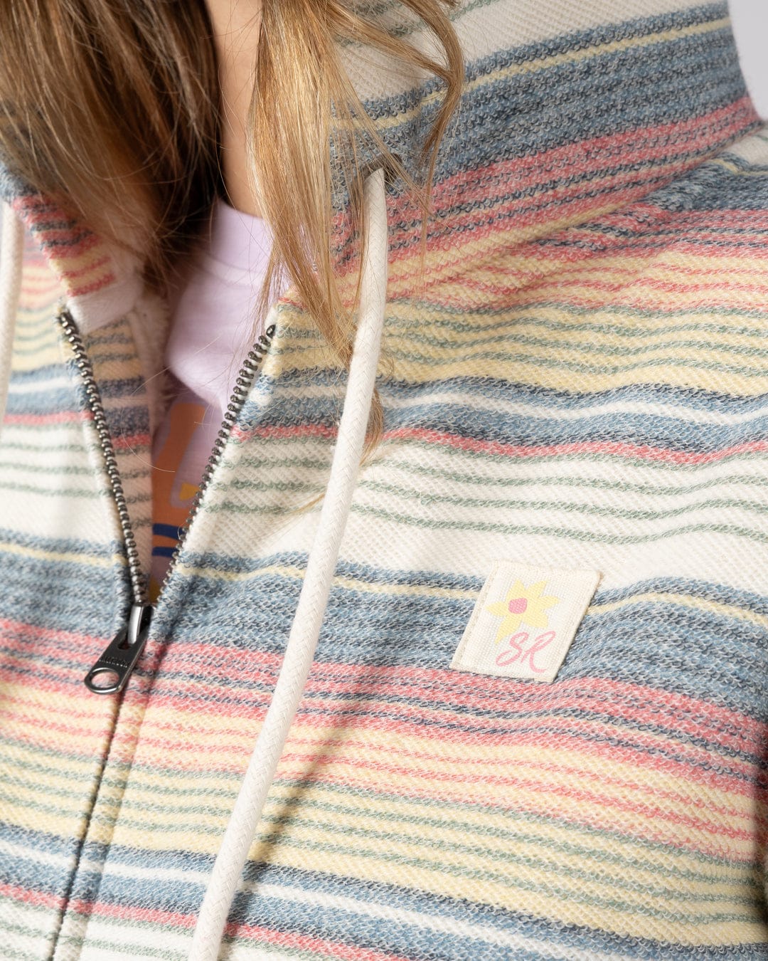 Delen  - Womens Lined Hoodie - Multi - Image 4