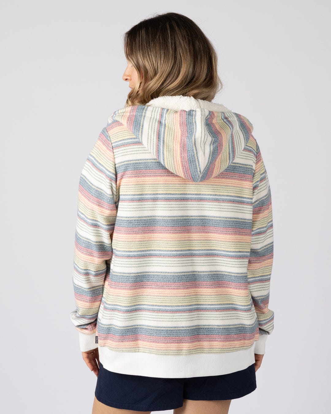 Delen  - Womens Lined Hoodie - Multi - Image 5