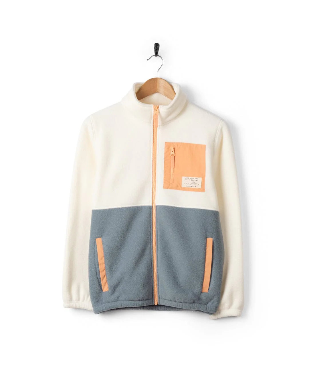 Denya - Womens Zip Fleece - Cream - Image 8