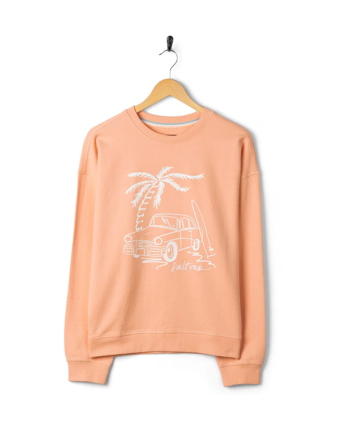 Driver - Womens Oversized Sweat Top - Orange - Image 7