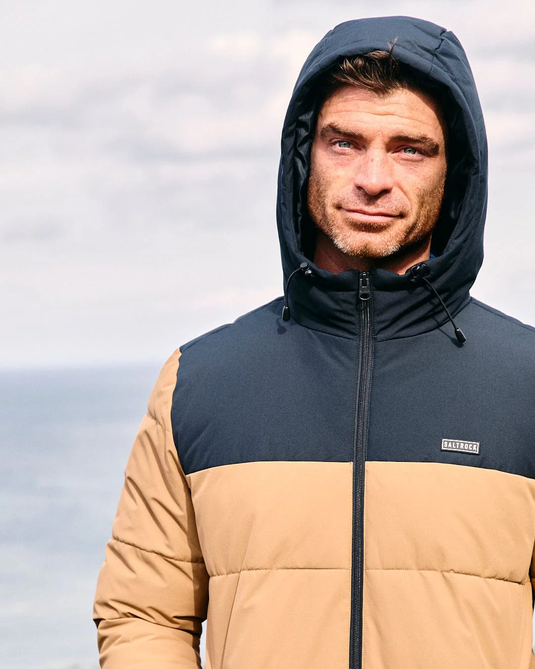 Dune - Mens Padded Jacket - Brown - Image 3