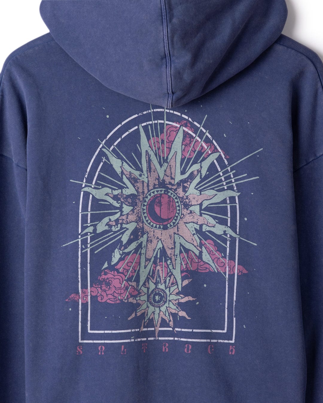 Eclipse - Womens Oversized Pop Hoodie - Purple - Image 2