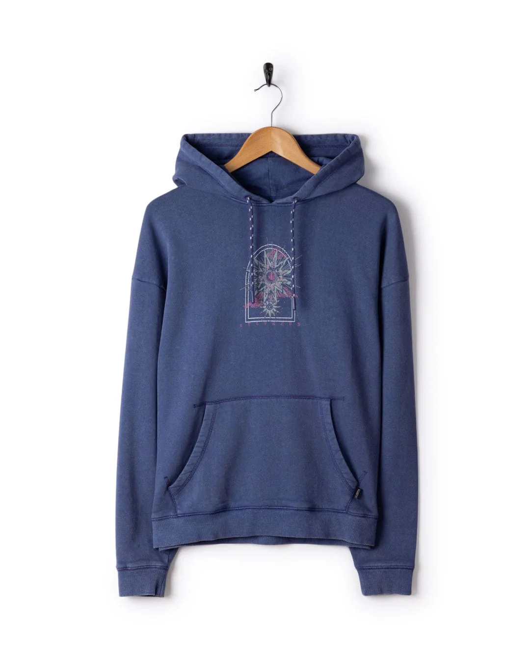 Eclipse - Womens Oversized Pop Hoodie - Purple - Image 4