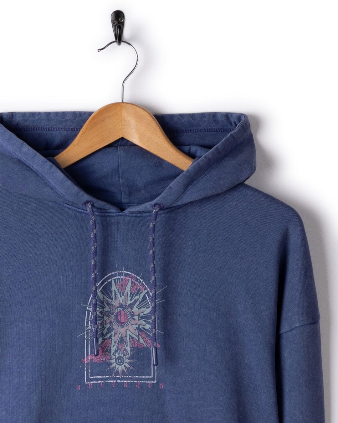 Eclipse - Womens Oversized Pop Hoodie - Purple - Image 6