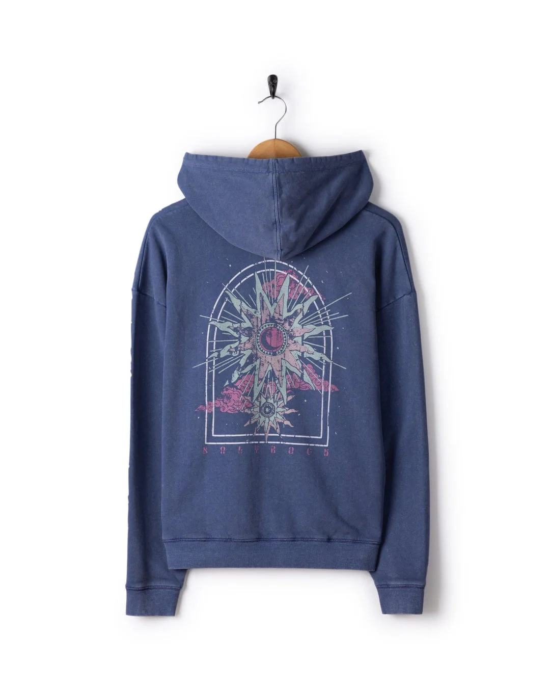 Eclipse - Womens Oversized Pop Hoodie - Purple - Image 8