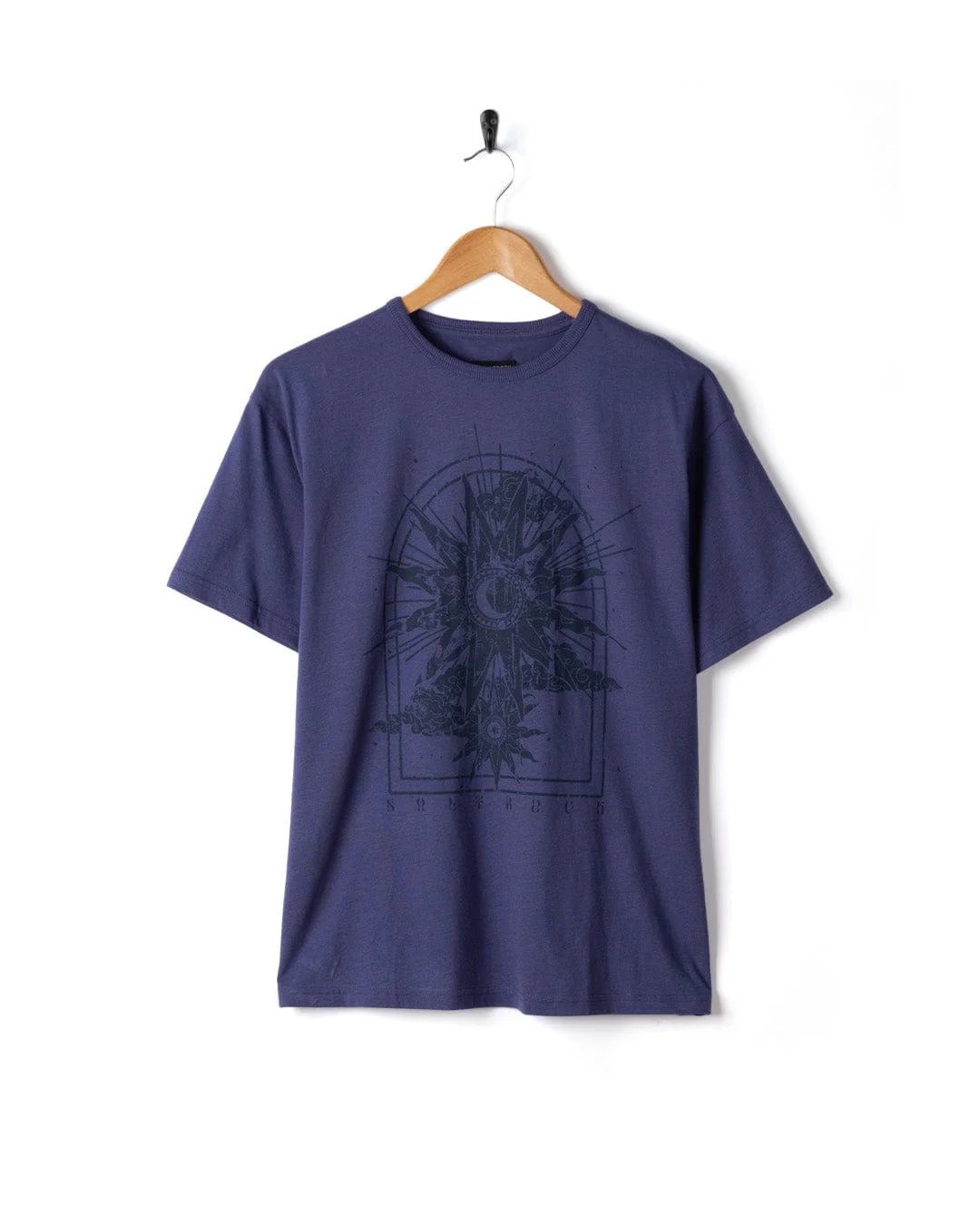 Eclipse - Womens Oversized Short Sleeve T-Shirt - Purple - Image 2