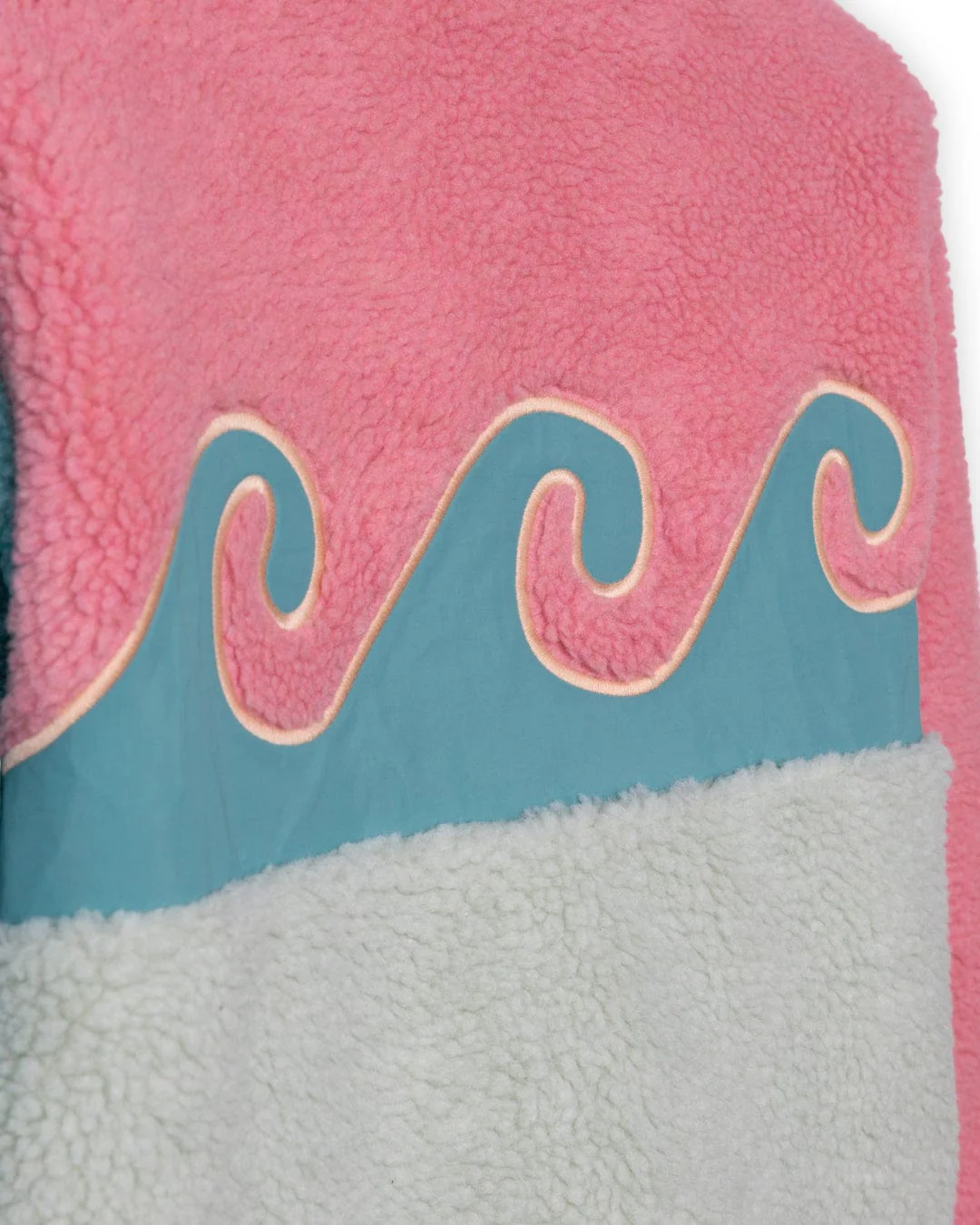 Emery Wave -Kids Fleece - Bright Pink - Image 6