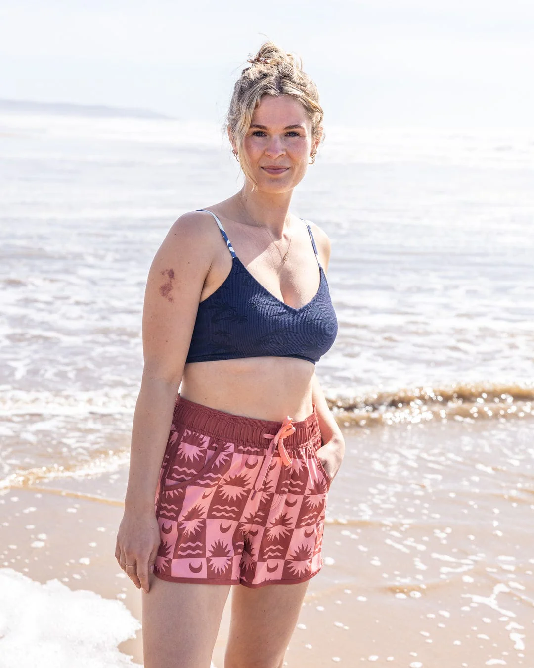 Equinox - Womens Boardshorts - Coral - Image 3