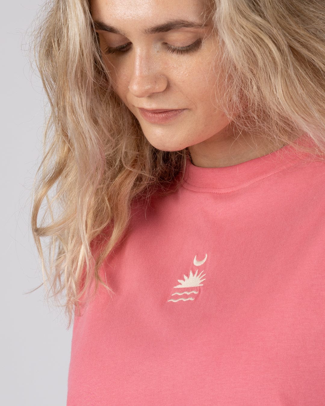 Equinox - Womens Boxy T-Shirt - Pink - Image 2