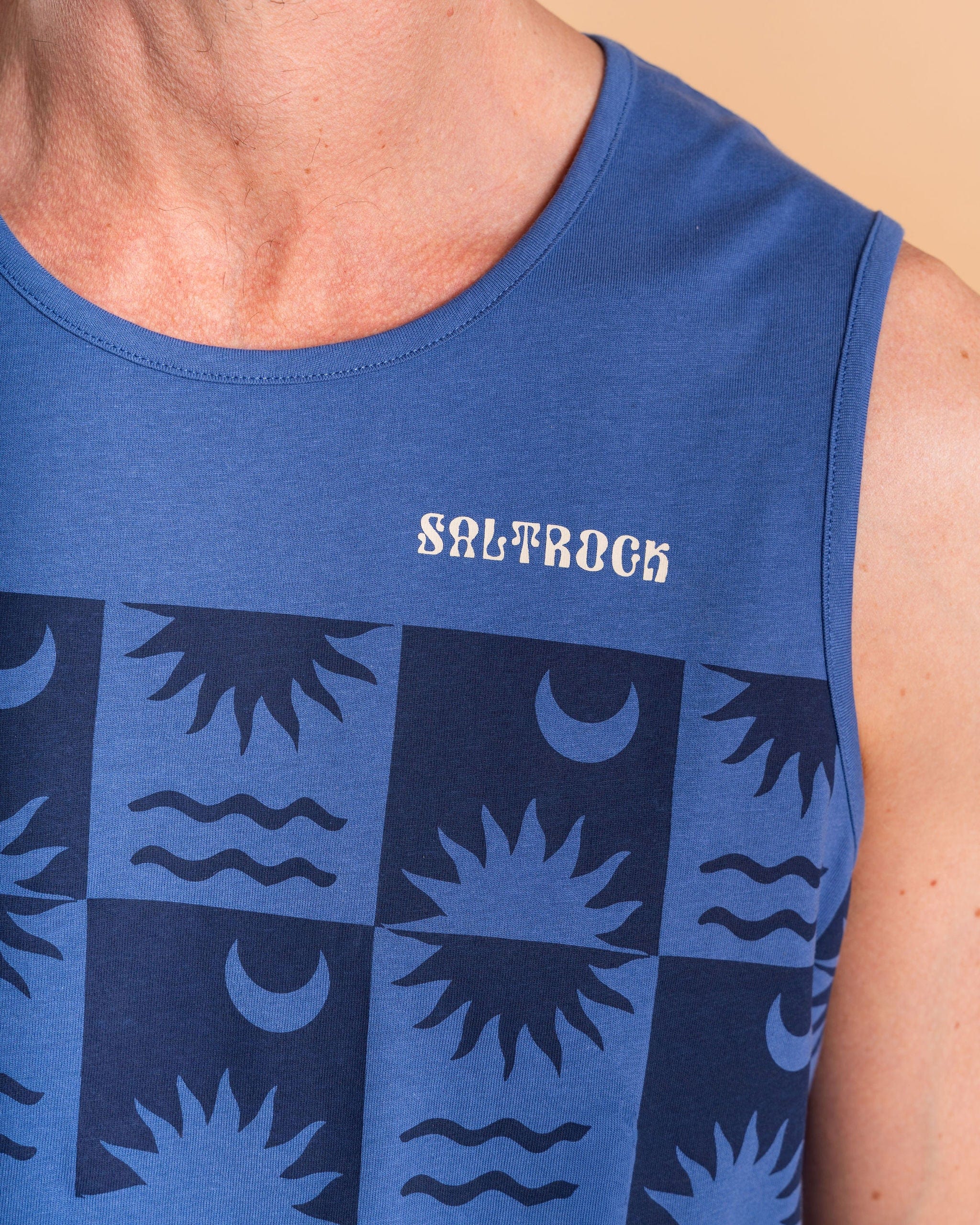 Equinox Stripe - Mens Vest - Blue - Image 2