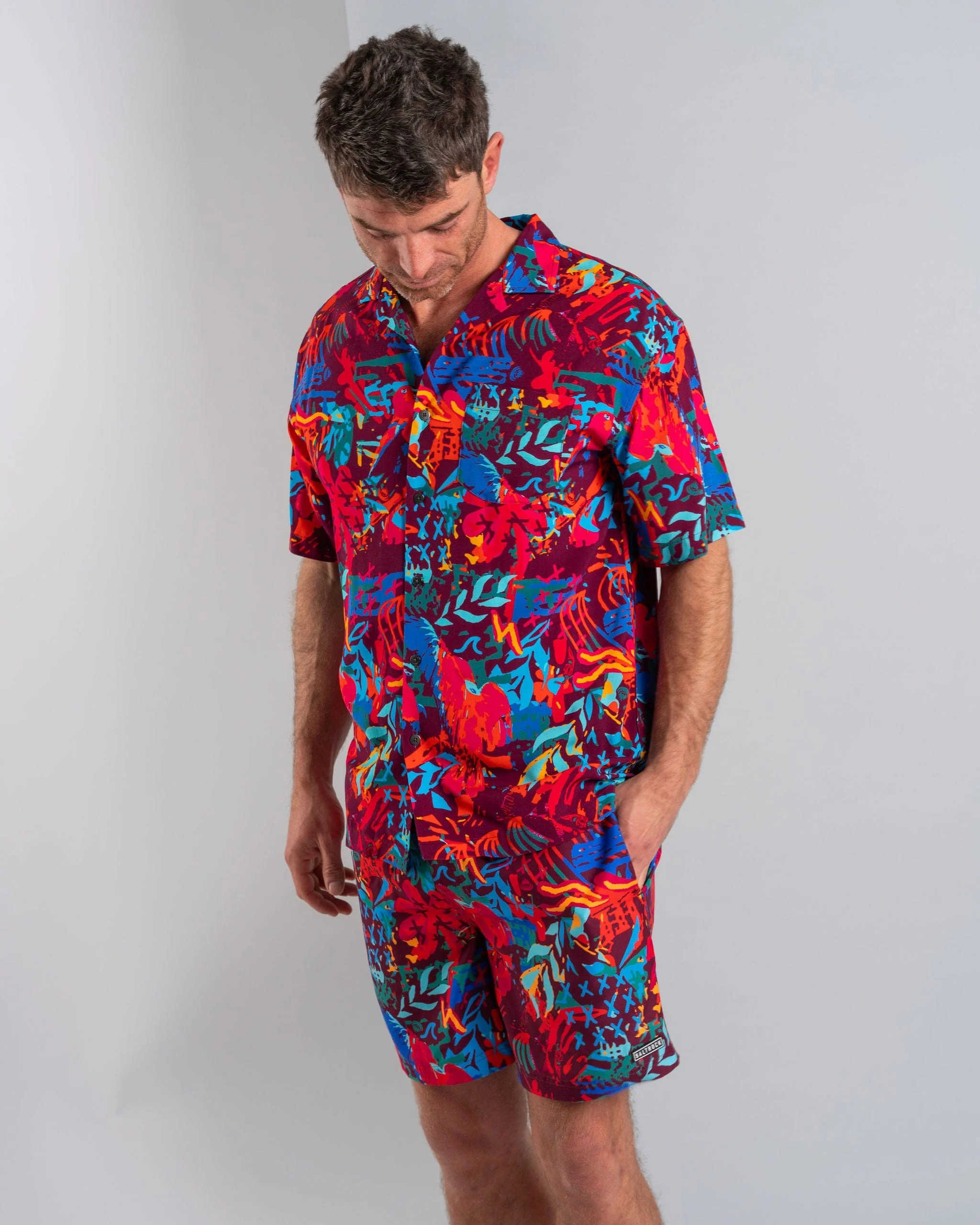 Escapism - Mens Short Sleeve Shirt - Multi - Image 4