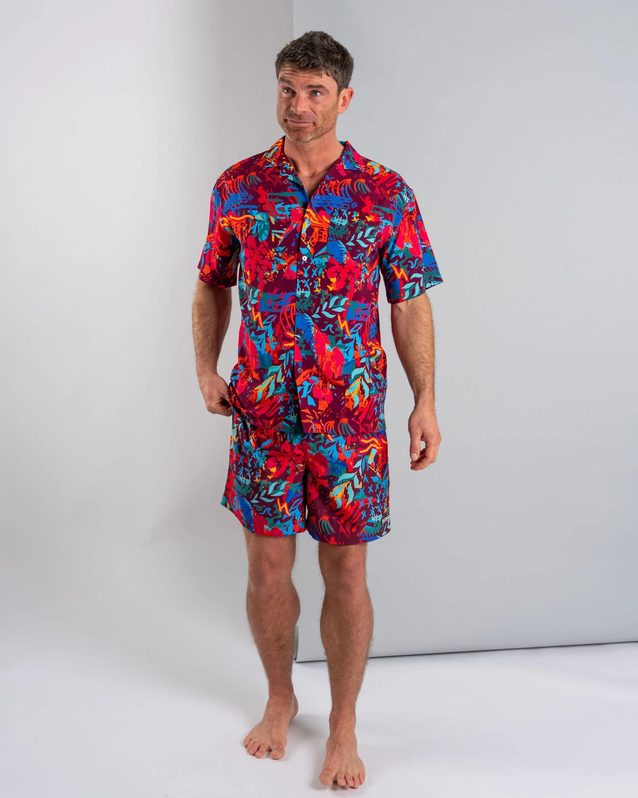 Escapism - Mens Short Sleeve Shirt - Multi - Image 6
