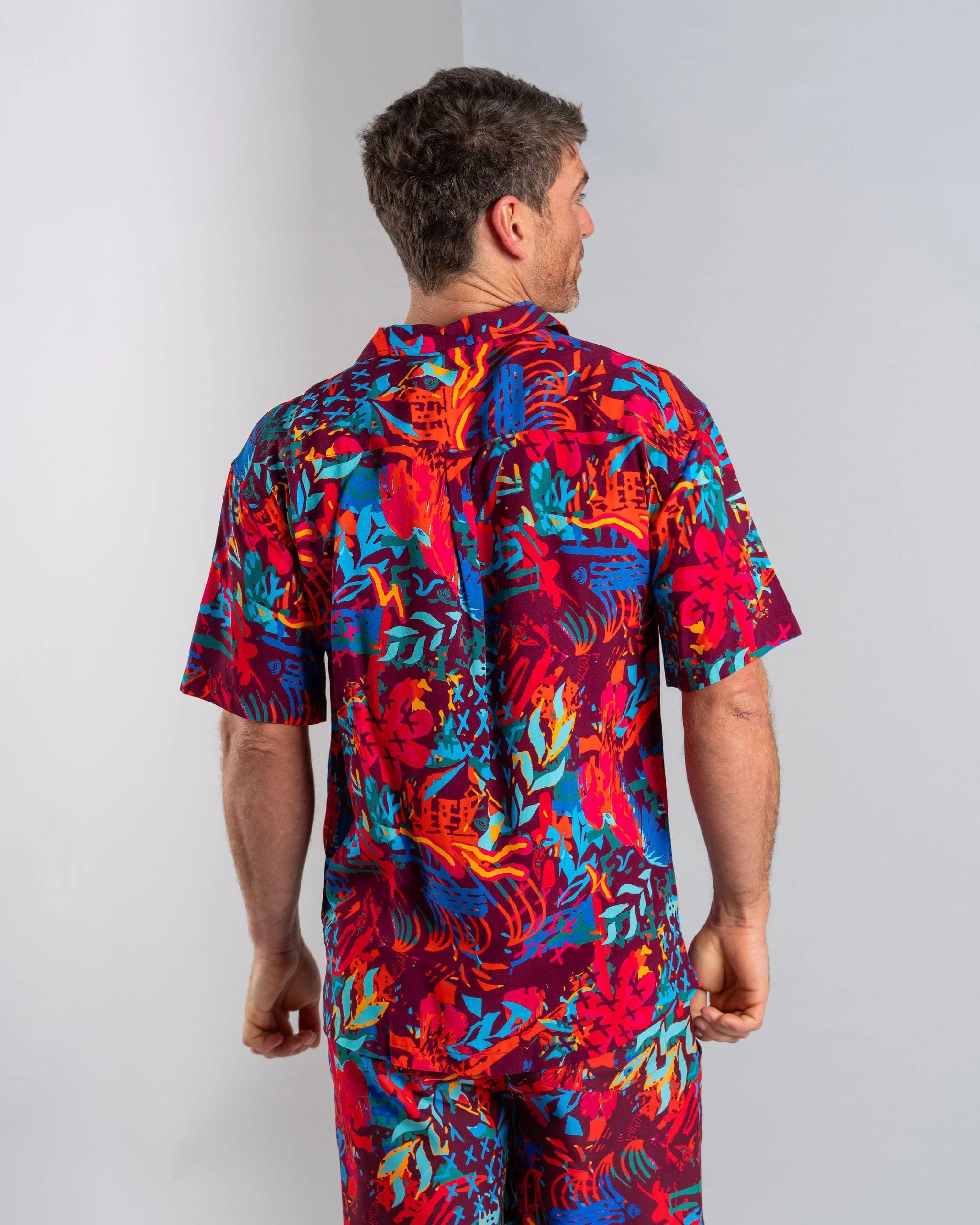 Escapism - Mens Short Sleeve Shirt - Multi - Image 7