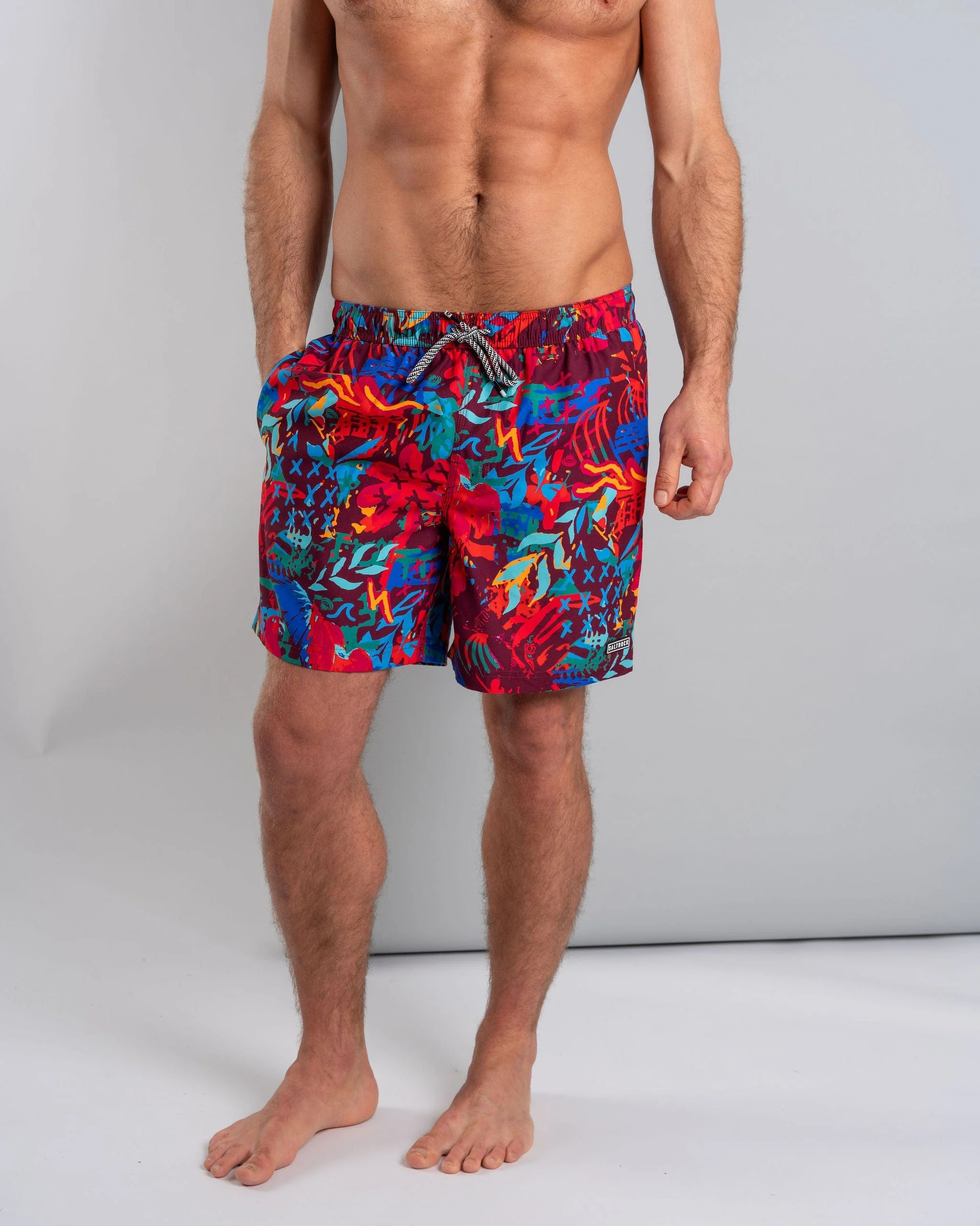 Escapism - Mens Swim Shorts - Multi - Image 4