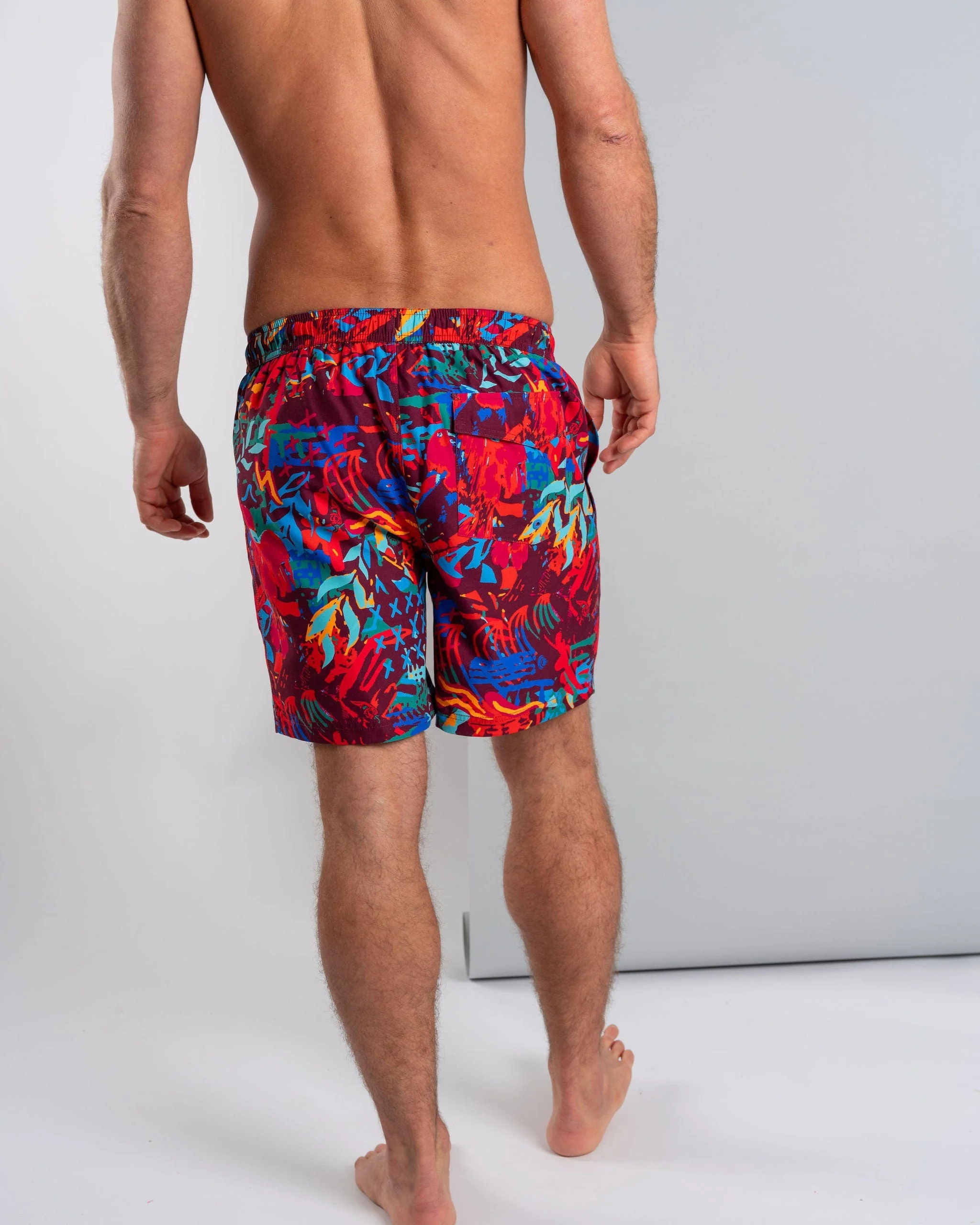 Escapism - Mens Swim Shorts - Multi - Image 9