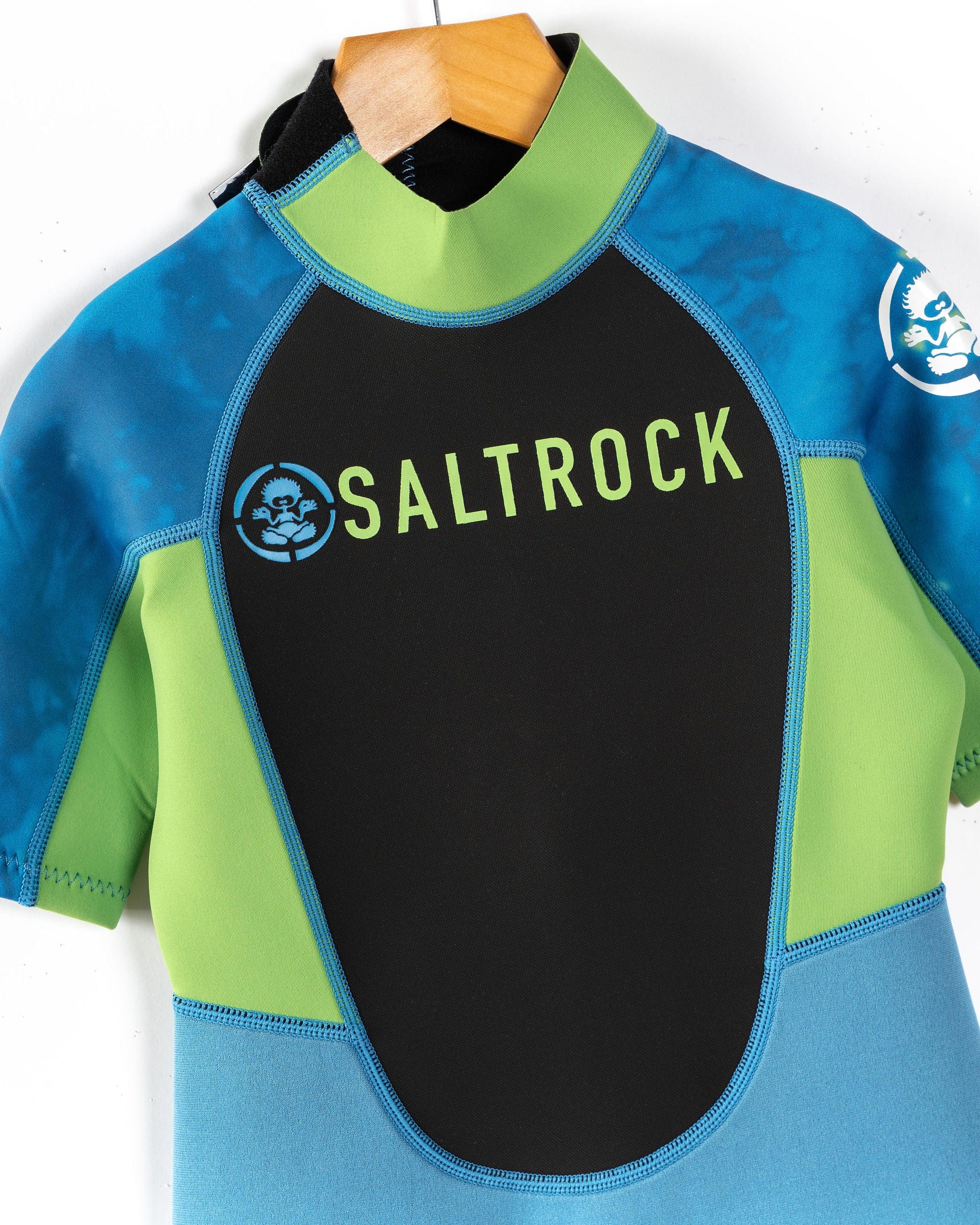 Fader - Kids 3/2 Shortie Wetsuit - Blue - Image 5