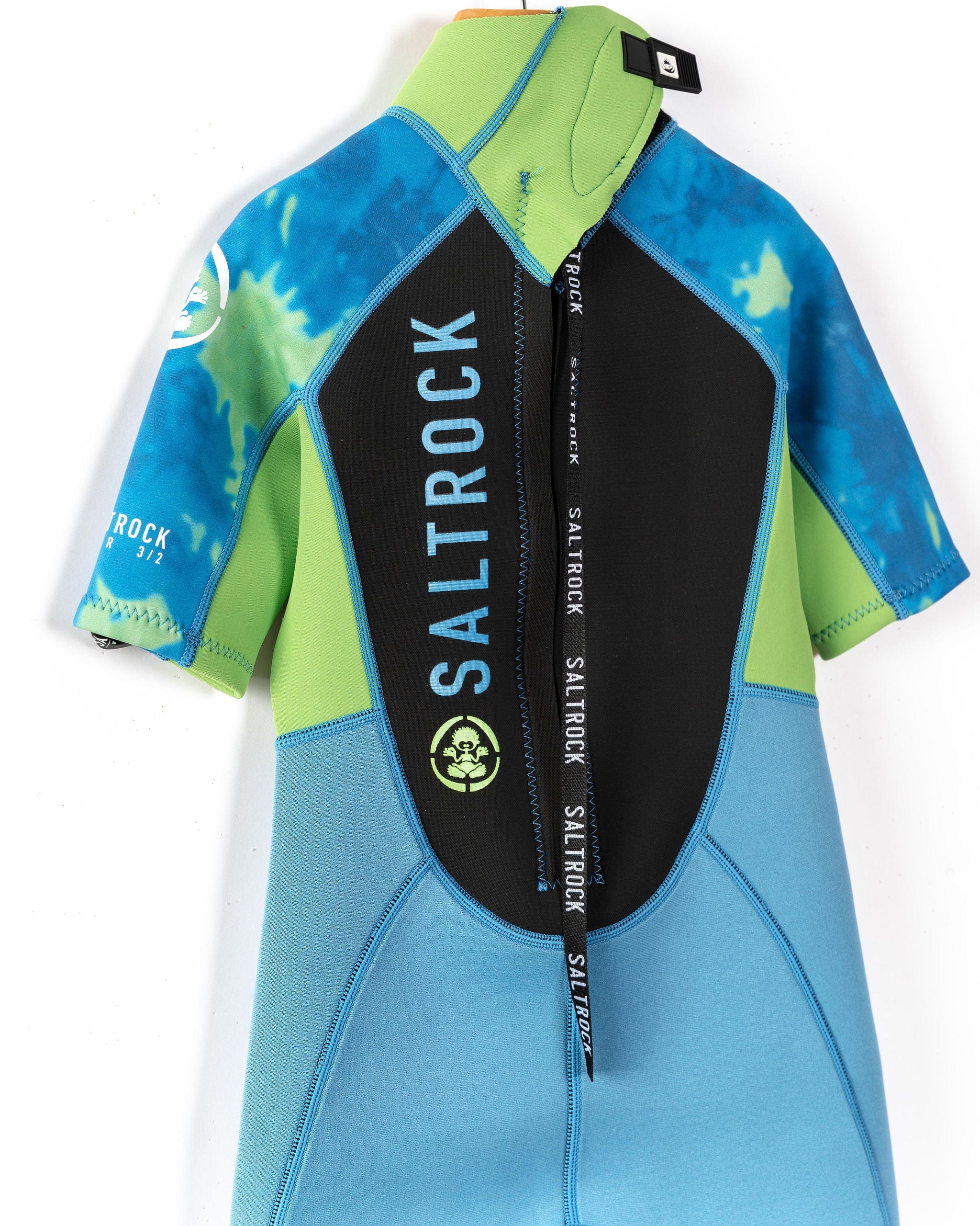 Fader - Kids 3/2 Shortie Wetsuit - Blue - Image 9