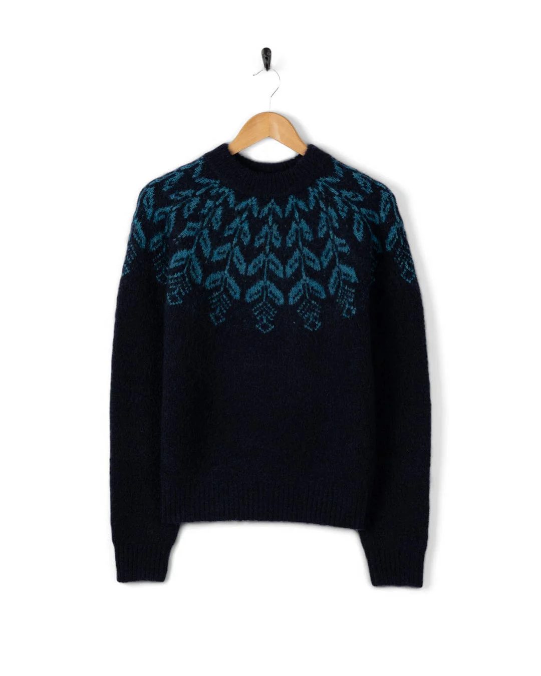 Fairisle - Womens Jumper - Blue - Image 6