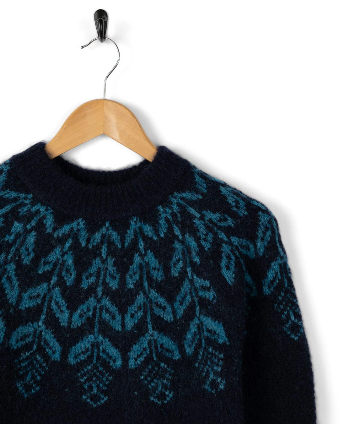 Fairisle - Womens Jumper - Blue - Image 7
