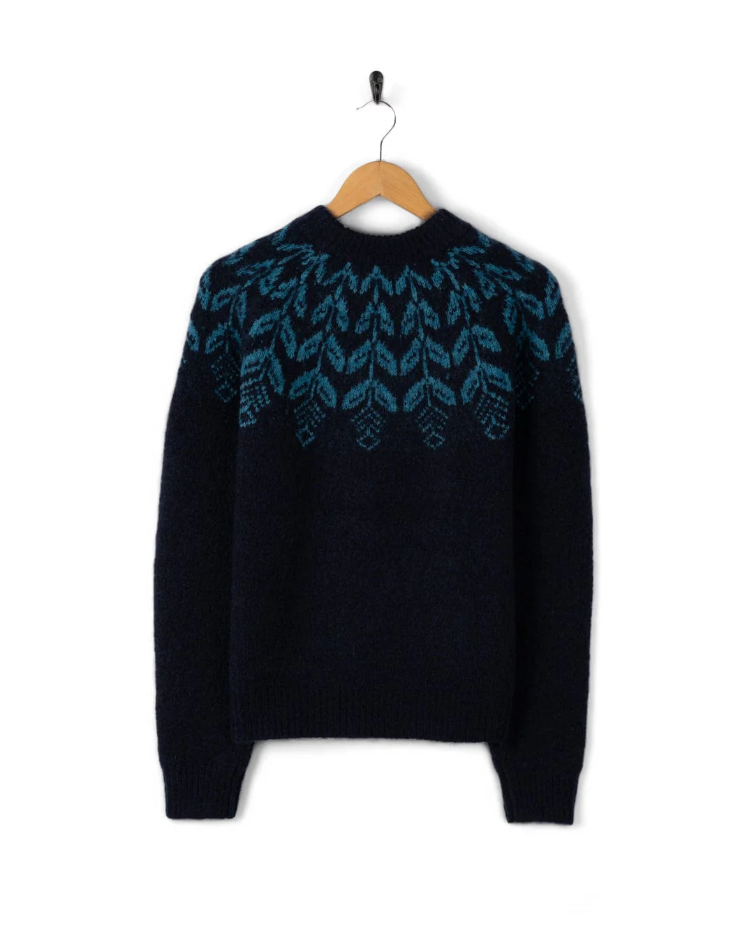 Fairisle - Womens Jumper - Blue - Image 8