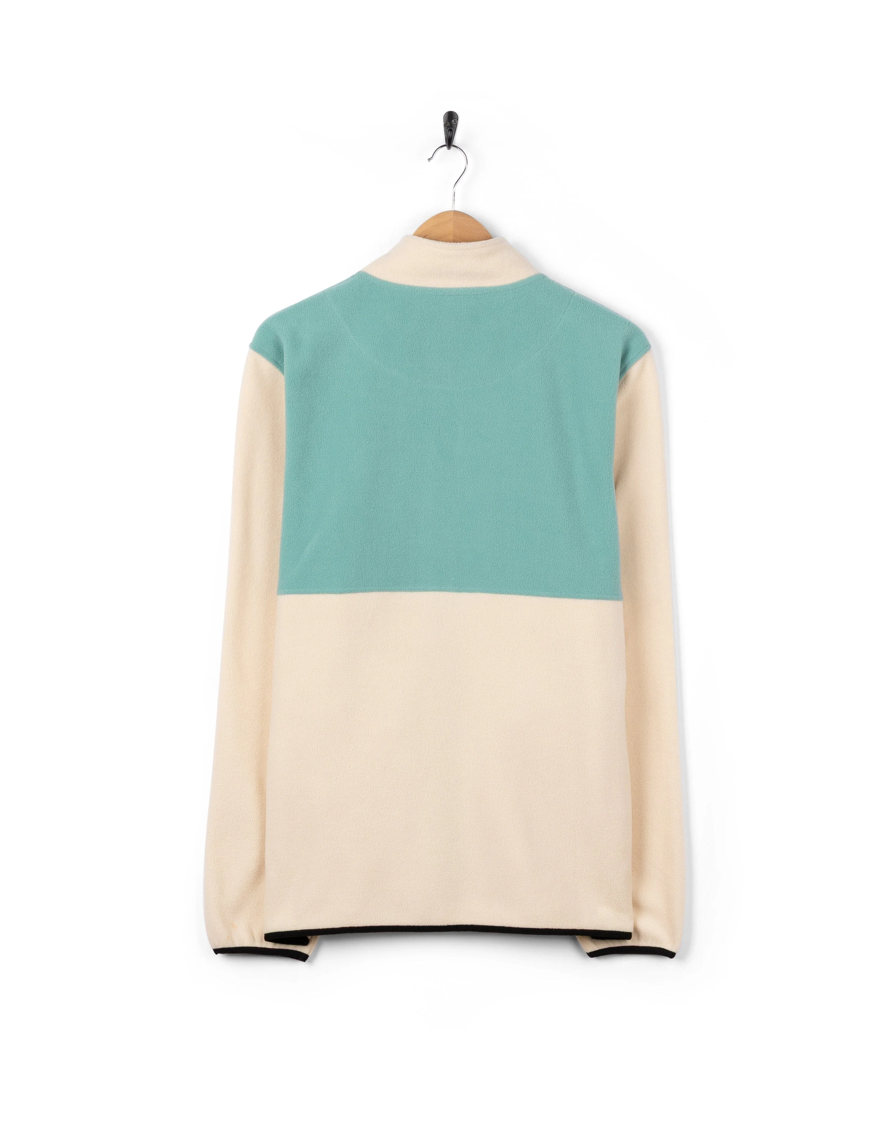 Faras - Mens Zip Through Fleece - Cream - Image 7