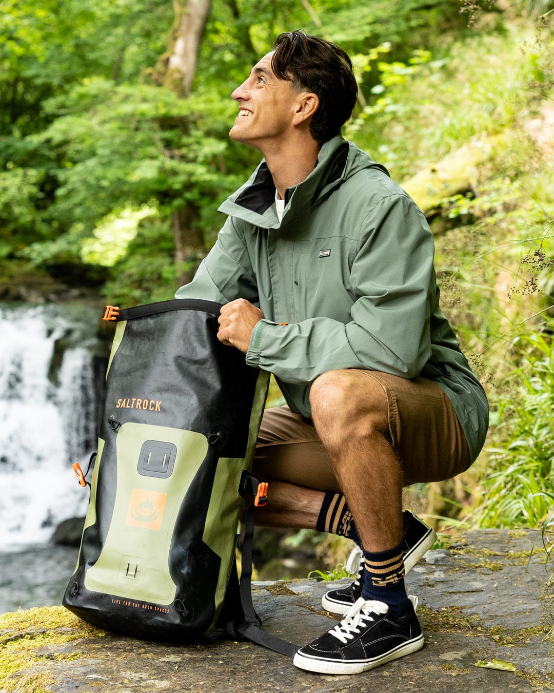 Fathom Drybag Backpack - Green - Image 4