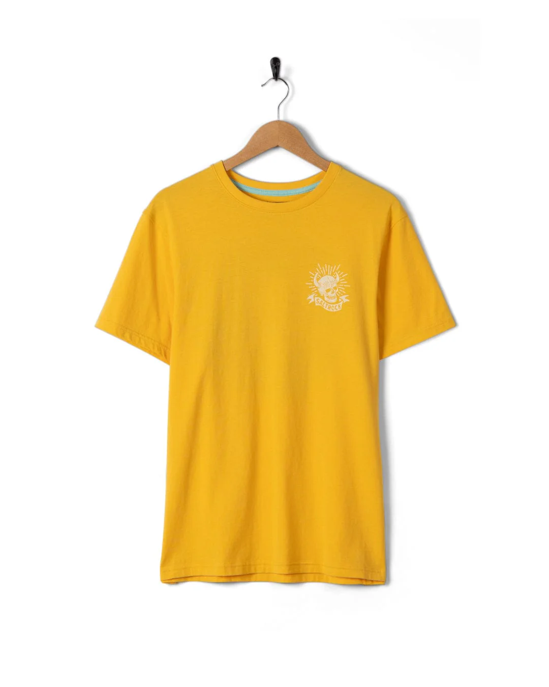 Fire Water Colour - Mens T-Shirt - Yellow - Image 4