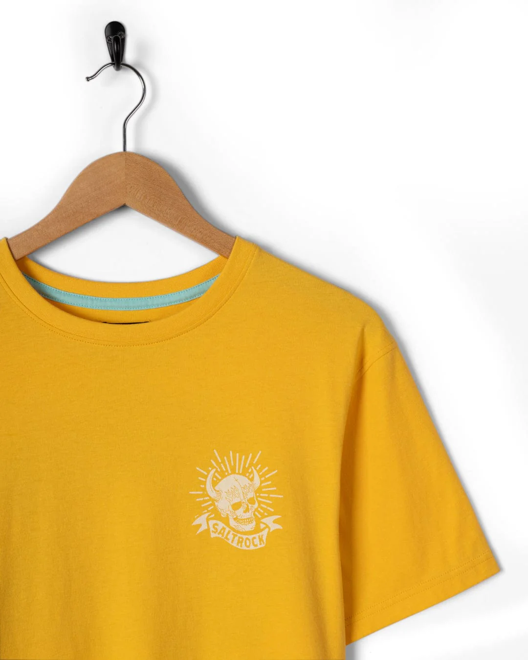 Fire Water Colour - Mens T-Shirt - Yellow - Image 6