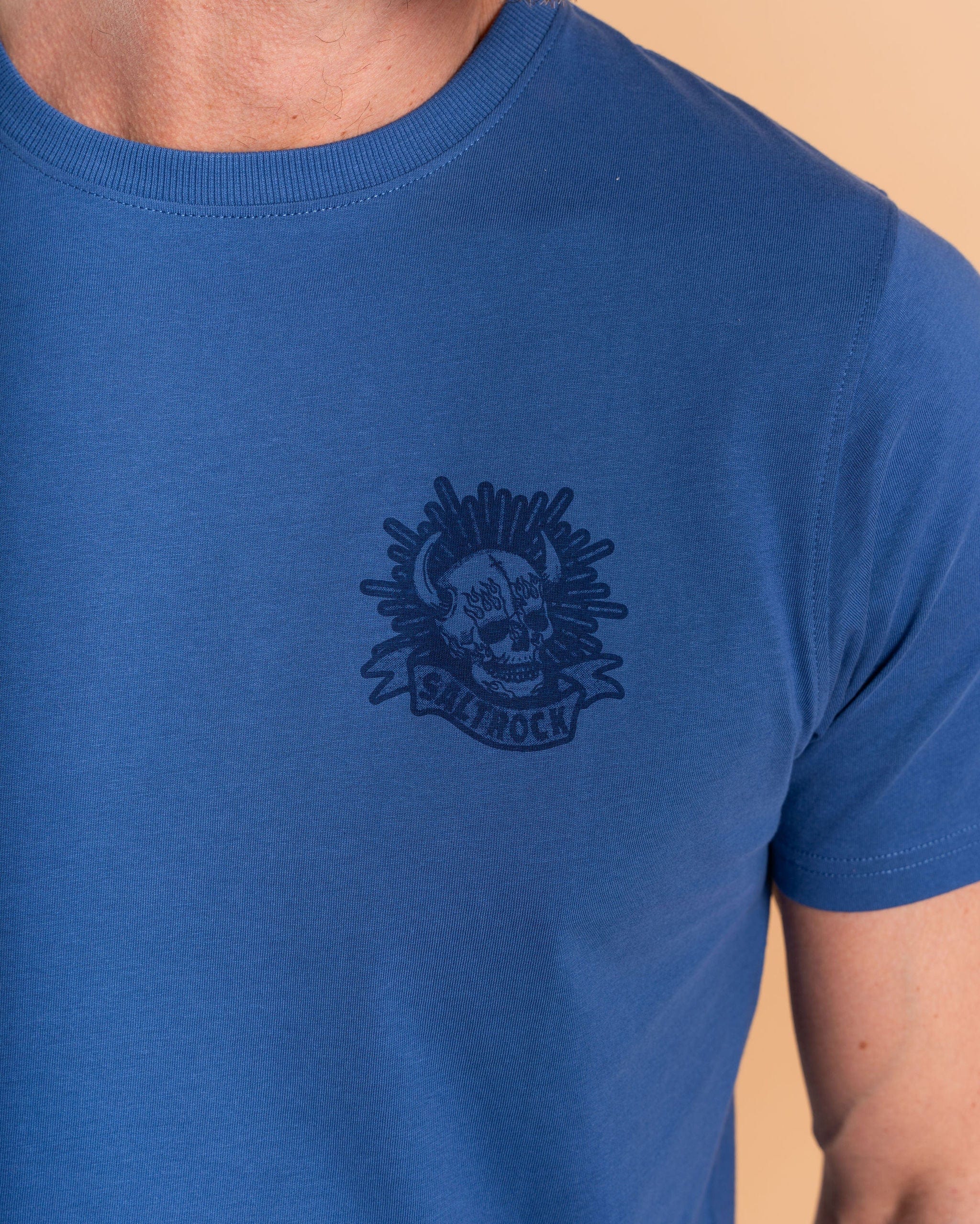 Fire Water - Mens Short Sleeve T-Shirt - Blue - Image 5