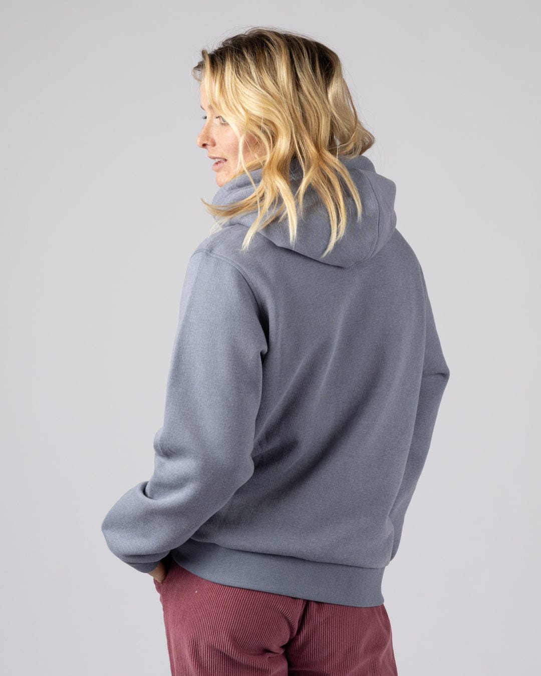 Flow - Womens Pop Hoodie - Blue - Image 3