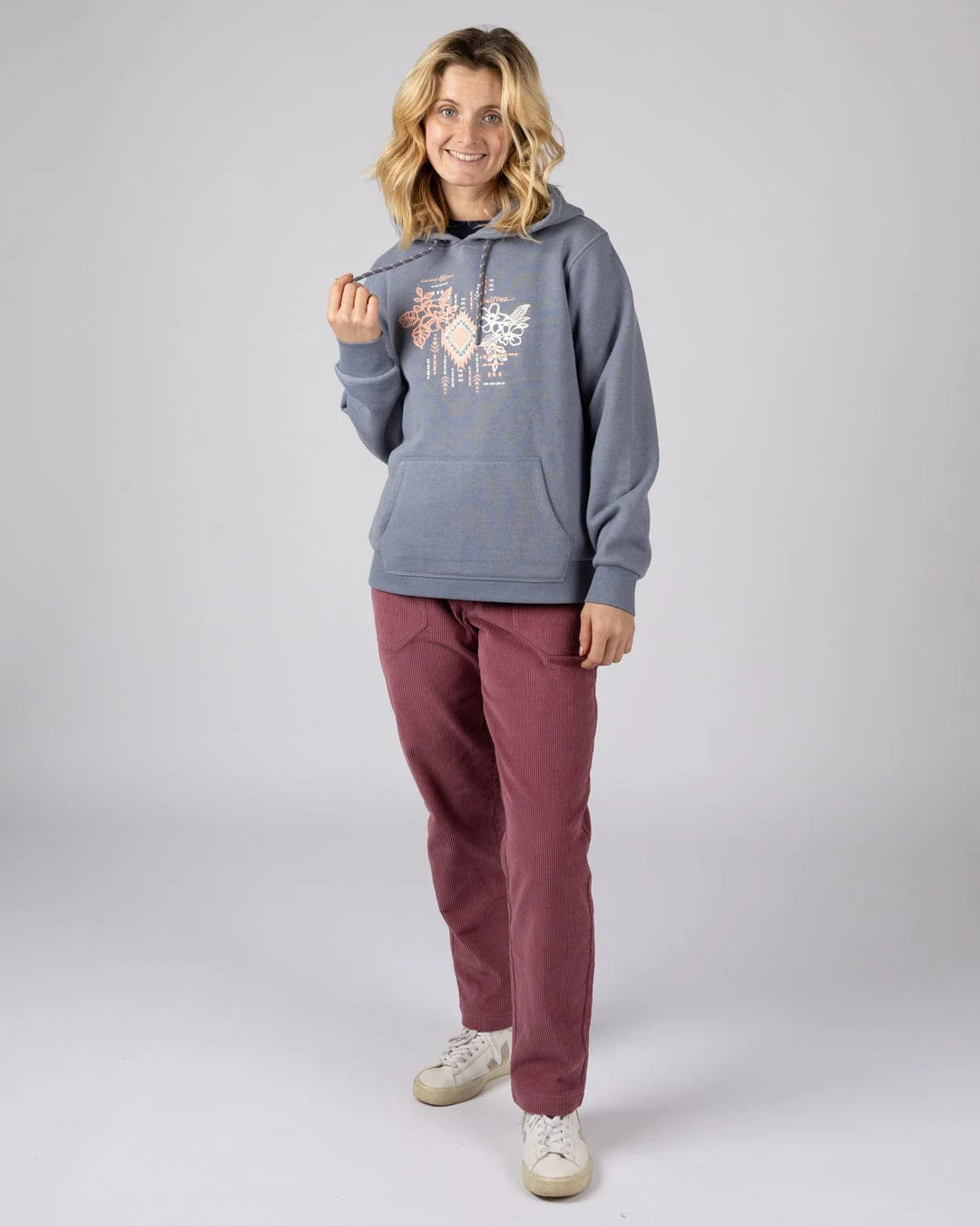 Flow - Womens Pop Hoodie - Blue - Image 7