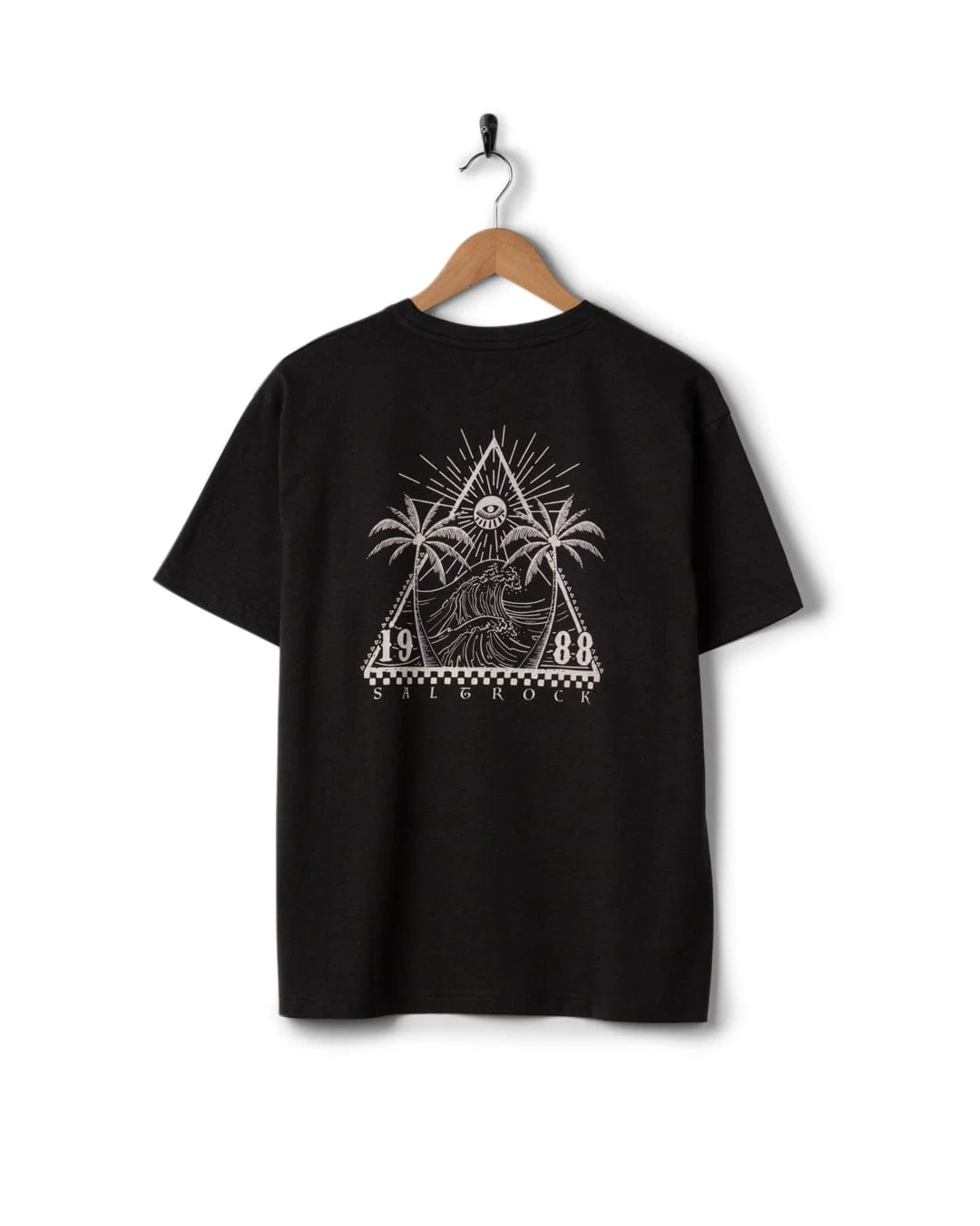 Free Wave - Womens Oversized Short Sleeve T-Shirt - Dark Grey - Image 6
