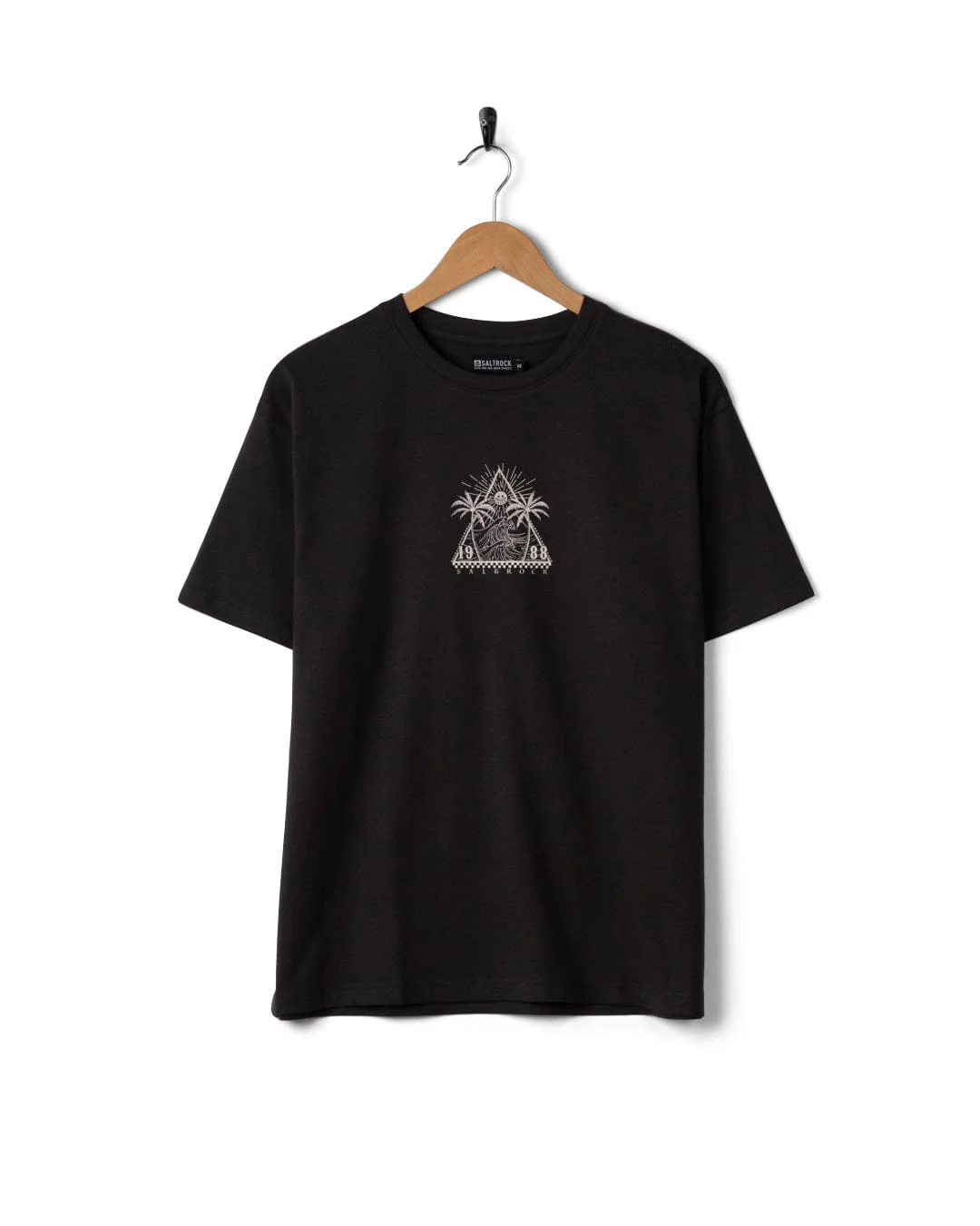 Free Wave - Womens Oversized Short Sleeve T-Shirt - Dark Grey - Image 7