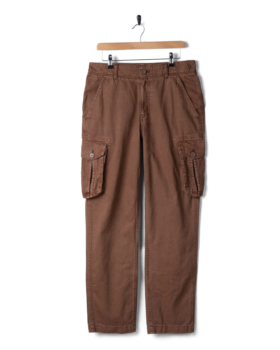 Godrevy 2 - Mens Cargo Trousers - Brown - Image 2