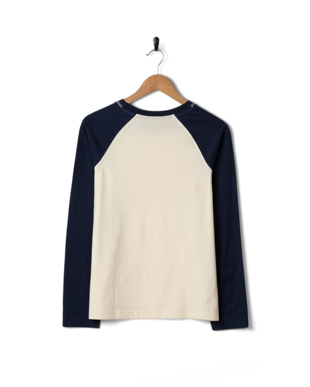 Golden Hour - Womens Long Sleeve Raglan T-Shirt - Cream - Image 6