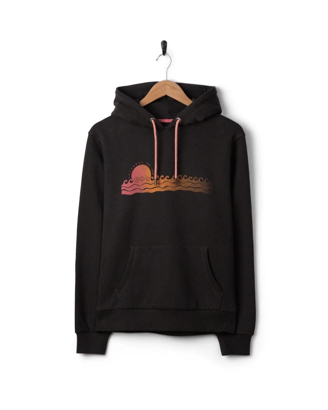 Golden Hour - Womens Pop Hoodie - Dak Grey - Image 6